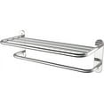 thumbnail image 1 of 24'' Bathroom Wall Mount Towel Rack Shelf with a Towel Bar, Chrome-Plated, by Fixsen, 1 of 8