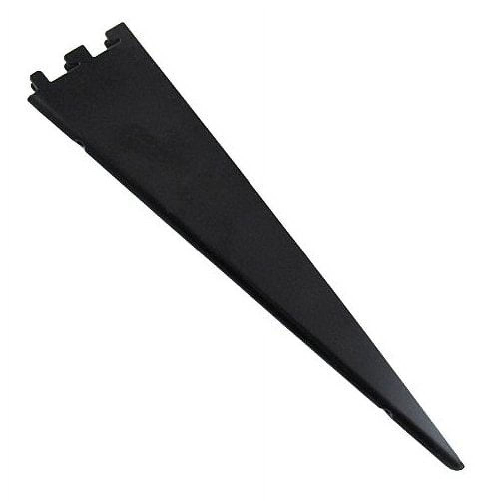 24" Black Double Shelf Bracket