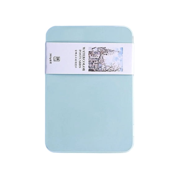 24 Blank Watercolor Postcards In Tin Box,Dark Green Painting Cards for DIY,for 24 Blank Watercolor Postcards In Tin Box for Greeting Cards,Hecnuo
