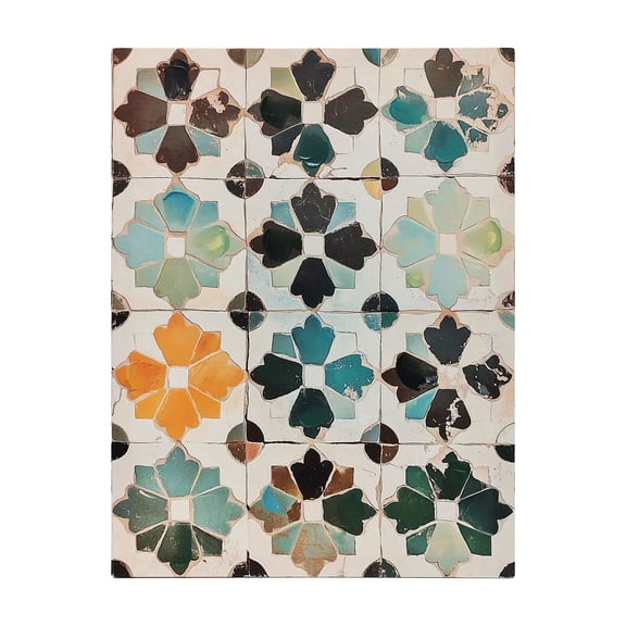 24" Blue Tile Wall Decor by Ashland - Spring Home Decor