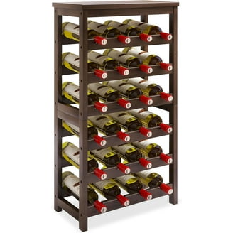 Viski Geo Set of Freestanding Racks Cabinets, Holds Bottles