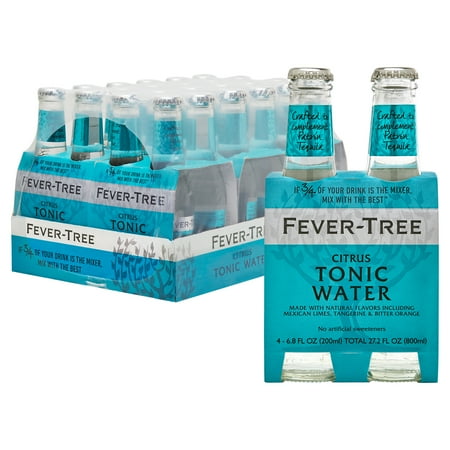 (24 Bottles) Fever-Tree Citrus Tonic Water, 6.8 fl oz