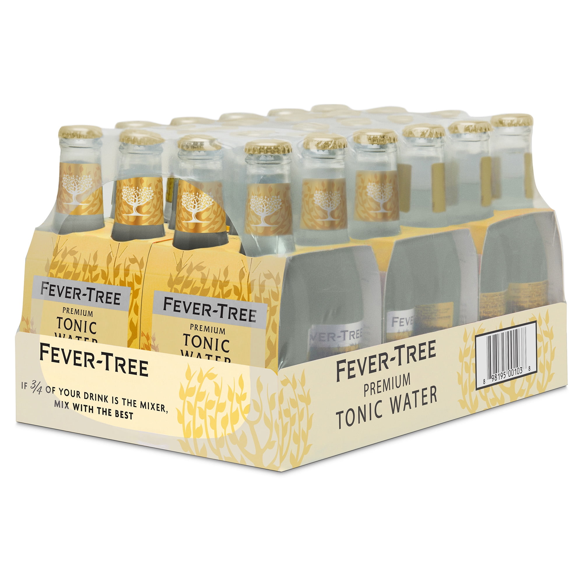 (24 Bottles) FeverTree Premium Indian Tonic Water Made with Natural