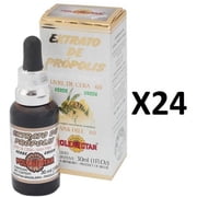 24 زجاجة من Polenectar البرازيل استخراج النحلة الخضراء Propolis خالية من الشمع 60 30 مل