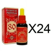 24 زجاجة من Polenectar البرازيل استخراج النحلة الخضراء Propolis خالية من الشمع 80 30 مل