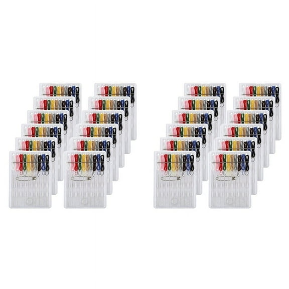 24 Boxes Sewing Kit Mini Sewing Kit Quick Fix Sewing Kit Travel Emergency Sewing Kit Pre Threaded Needle and Thread Kit
