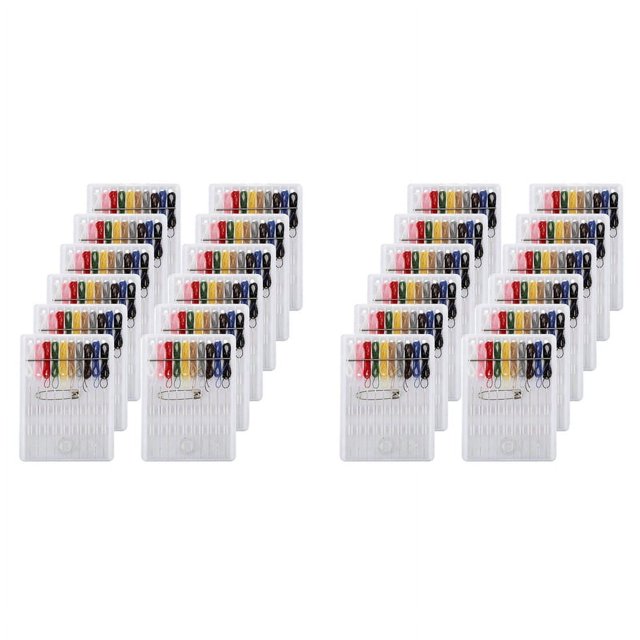 24 Boxes Sewing Kit Mini Quick Fix Travel Emergency Pre Threaded Needle ...