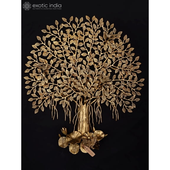 24" Brass Tree of Life | Wall Hanging | Home Decor