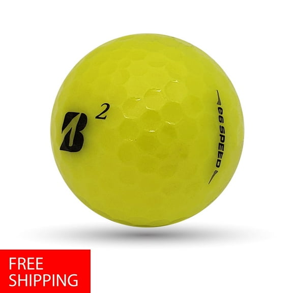 Pre-Owned 24 Bridgestone e6 Speed Yellow 5A - Mint - Used Recycled Golf Balls, by Mulligan Golf Balls