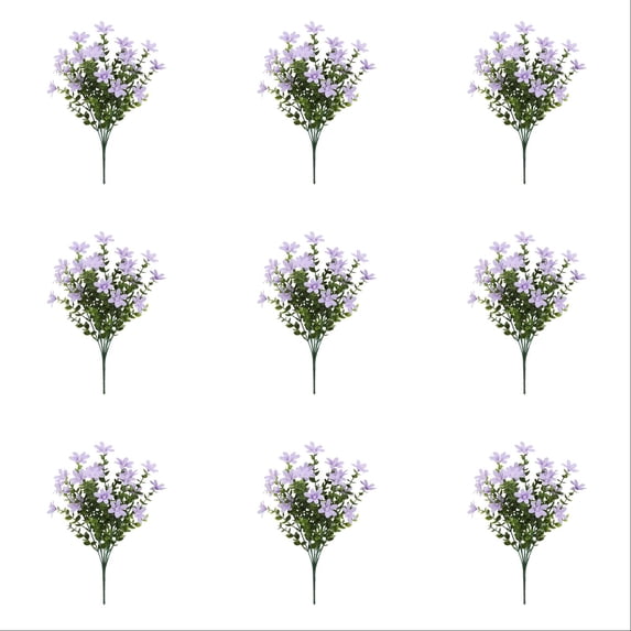 24 Bundles Artificial Flowers for Outdoor Indoor Decoration, Bulk for DIY Home Decor, Spring Summer Table Centerpiece and Wedding Decoration