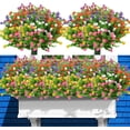 thumbnail image 1 of 24 Bundles Artificial Flowers for Outdoors, Artificial Plants UV Resistant Fake Flowers Greenery Shrubs Plants for Decoration Outdoor Plants Hanging Planter Home Garden Decor, 1 of 5