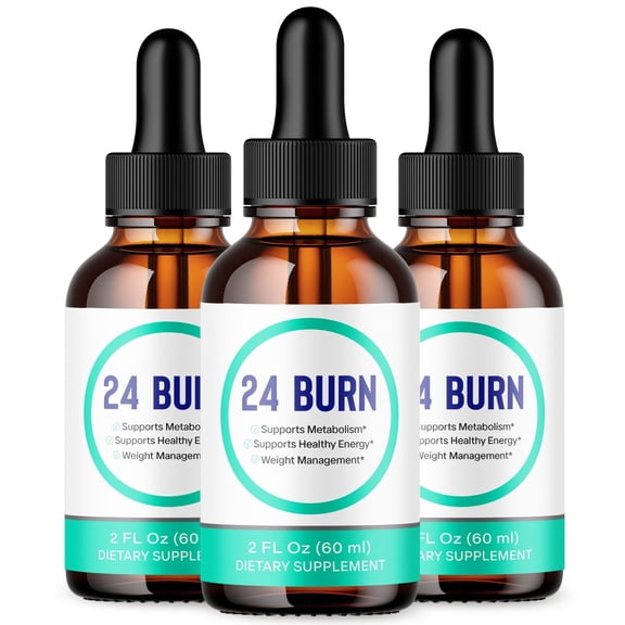 24 Burn Advanced Formula Drops Supporting Your Active Lifesyle Naturally 24Burn 90 Servings