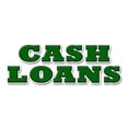 thumbnail image 1 of 24" CASH LOANS DECAL sticker payday advance title pawn shop for gold, 1 of 1