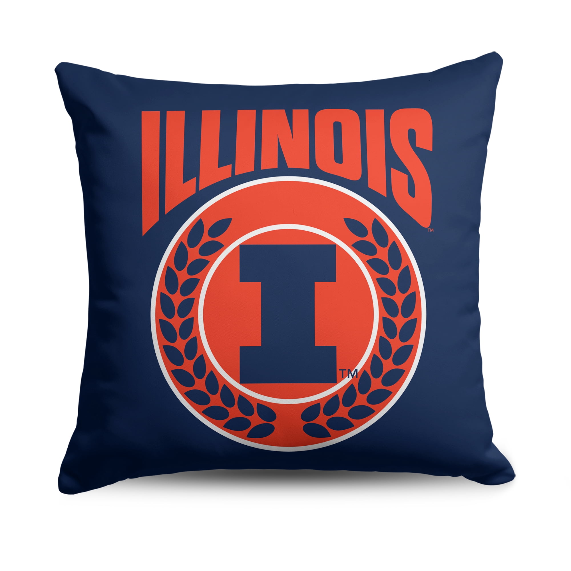 Illinois NCAA Triumph Square Cloud Pillow 24 inches