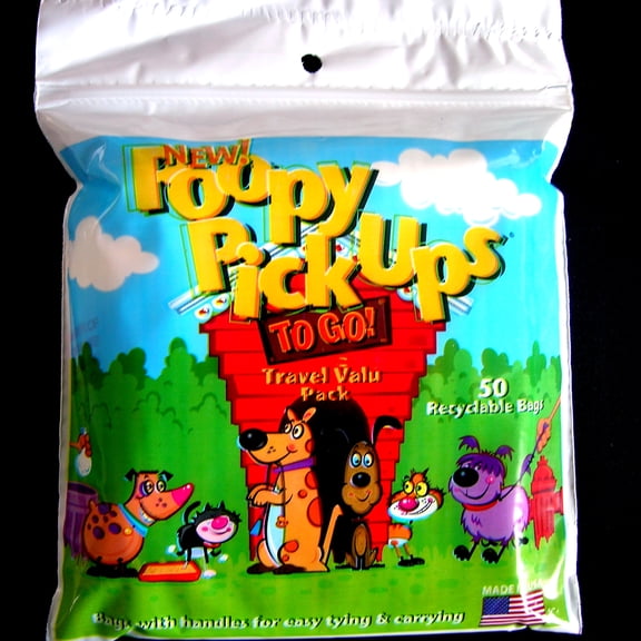 24 CT CASE OF Poopy Pickups, 50 Handle Tie Bags EACH
