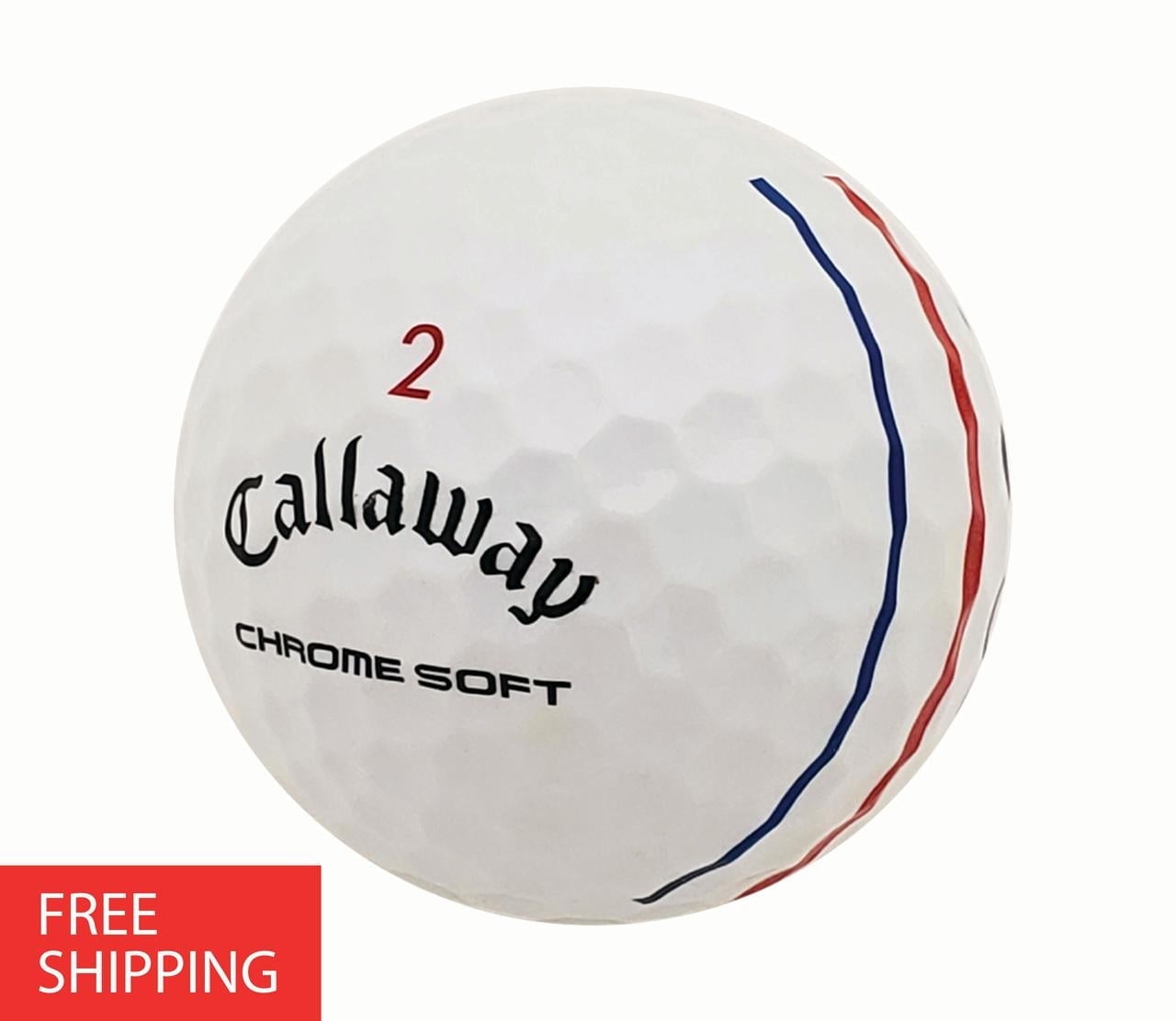 Pre-Owned 24 Callaway Chrome Soft Triple Track 5A Used Recycled Golf Balls, by Mulligan Golf Balls