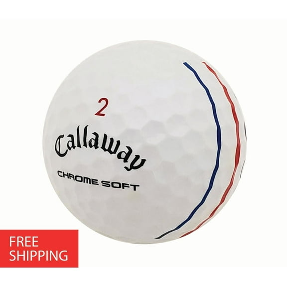 Pre-Owned 24 Callaway Chrome Soft Triple Track 5A Used Recycled Golf Balls, by Mulligan Golf Balls