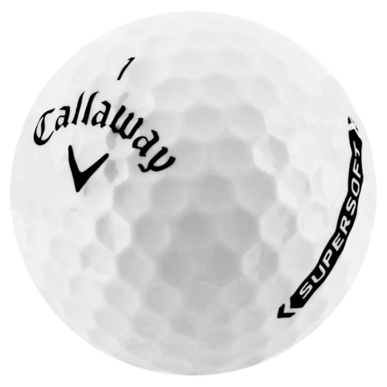 24 Callaway Super Soft Golf Balls in Near Mint Condition, AAAA Quality, Recycled Used Golf Balls, Best Value Golf Balls, White