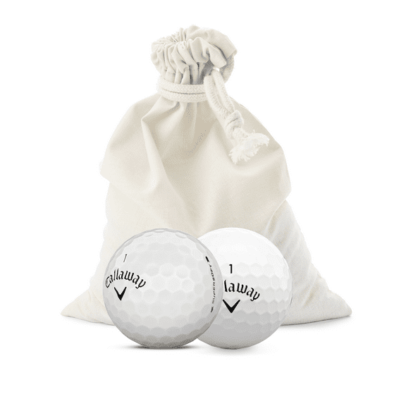 24 Callaway Supersoft in Eco-Friendly Bag (Professionally Recycled) - Matte Green