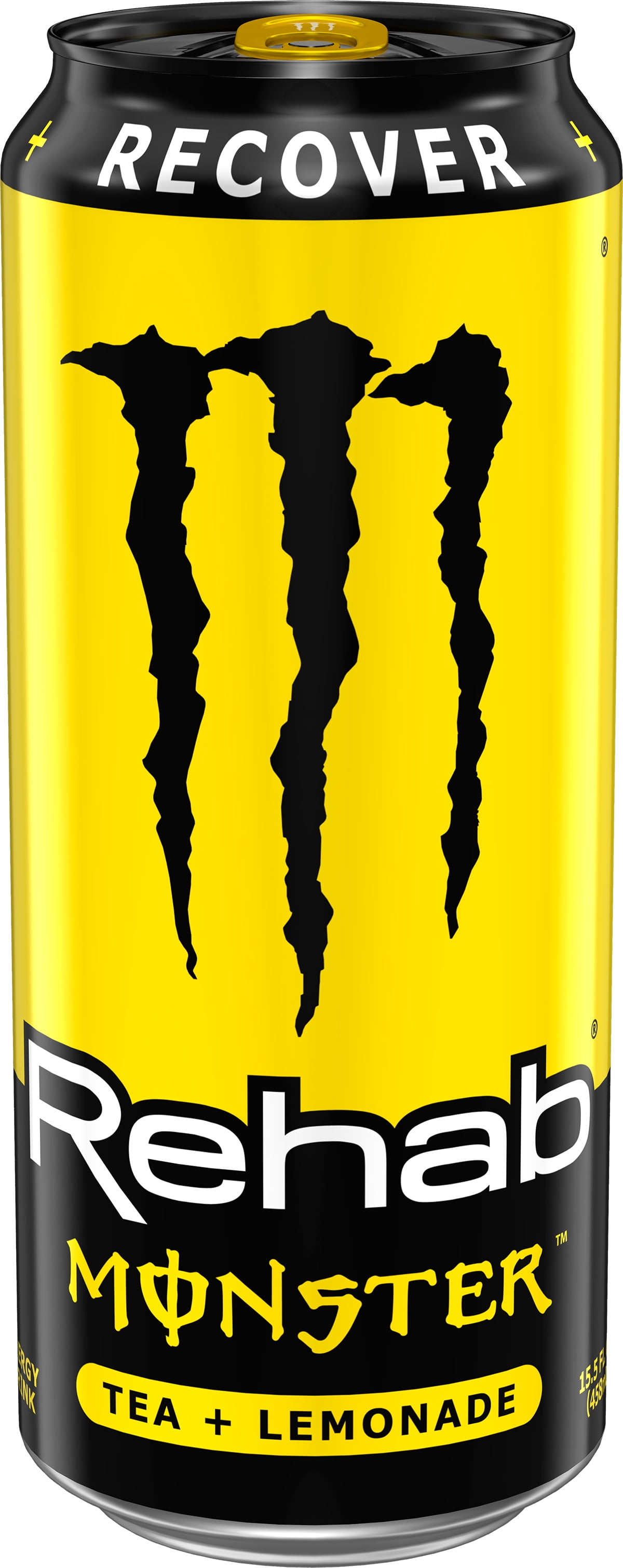 (24 Cans) Monster Rehab Lemonade, Tea + Energy, 16 fl oz