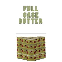 (24 Cans) Red Feather Butter a real butter from New Zealand, 100% pure no artificial colors or flavors-Great for Hurricane Preparedness Emergency Survival Earthquake Kit full case