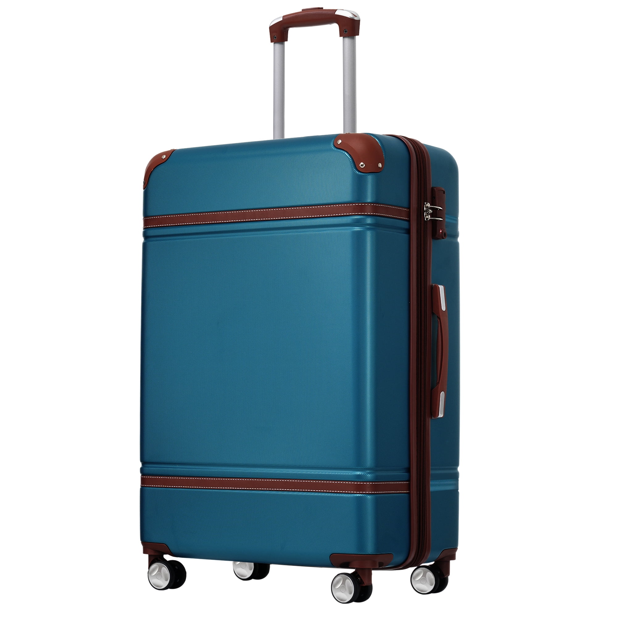 24" Carry-On Luggage, Lightweight ABS+PC Carrying Suitcase with TSA Lock, Expandable Hardcase Luggage with Swivel Wheels
