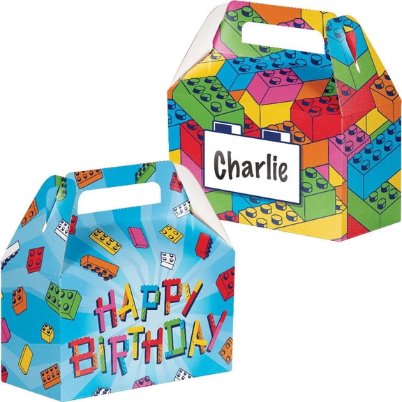 24/Case Bulk Block Bash Toy Blocks Party Favor Boxes