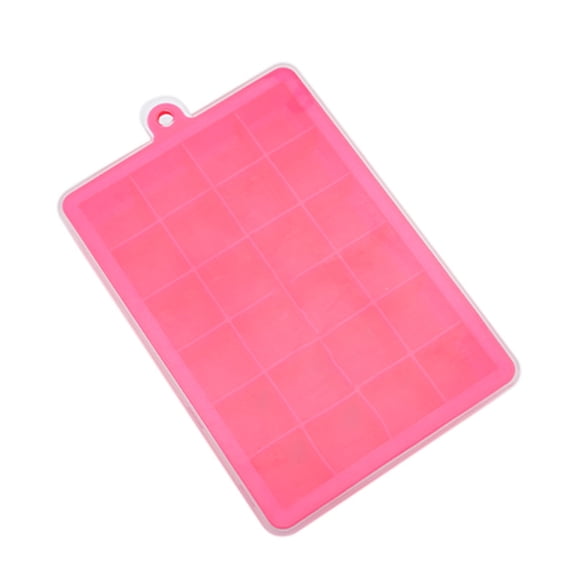 24 Cavity Silicone Ice Cube Tray with Lid - Flexible, Reusable Mold for Large Ice Cubes, Perfect for Whiskey, Cocktails, and DIY Kitchen Creations