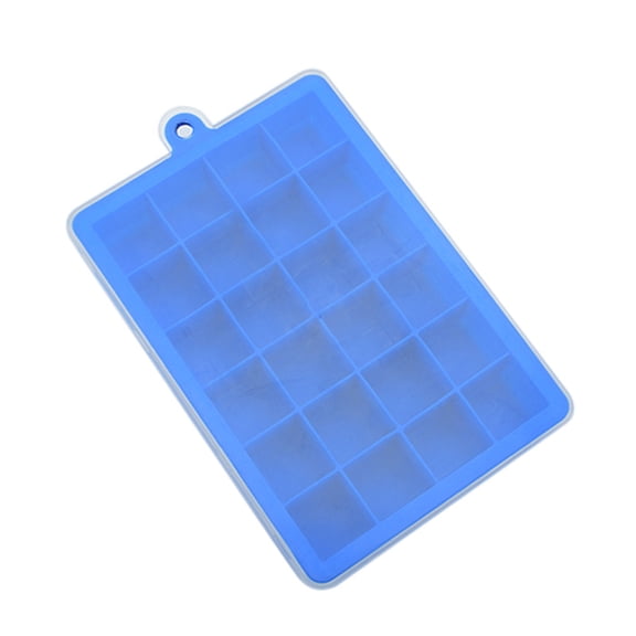24 Cavity Silicone Ice Cube Tray with Lid - Flexible, Reusable Mold for Large Ice Cubes, Perfect for Whiskey, Cocktails, and DIY Kitchen Creations