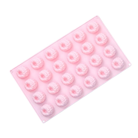 24 Cavity Silicone Raspberry Mold Non Stick Cake Dessert Chocolate Baking Mold