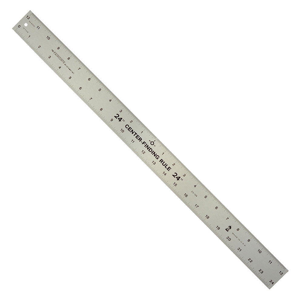 24 Stainless Steel Center Finder Ruler by Peachtree Woodworking - PW1366