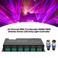 thumbnail image 1 of 24 Channel DMX 512 Decoder RGBW PWM Dimmer Driver LED Strip Light Controller, 1 of 12