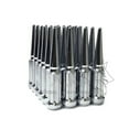 thumbnail image 1 of 24 Chrome 14x1.5 Spline Spike Lug Nuts For Chevy GMC Silverado Sierra 1500 + Key, 1 of 8
