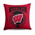 thumbnail image 1 of Wisconsin NCAA Triumph Square Cloud Pillow 24 inches, 1 of 4