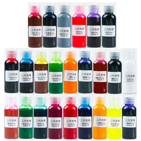 24 Color Mica Powder Epoxy Resin Dye Resin Pigment Diy Crafts for Jewelry Making