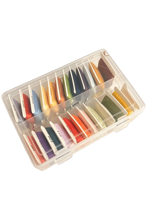 24 Color Polyester Thread Bundles Suitable For Professional Crosses Stitching And Home Decoration