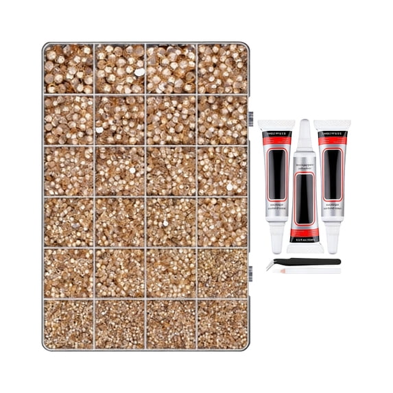 24 Color Resin Jelly Rhinestones For Bedazzling,3Mm Flatback Gems For Crafting, Jelly Bedazzling Kit With 3Pcs B7000 Glue For Clothing Shoes Nail Book Diamond Art