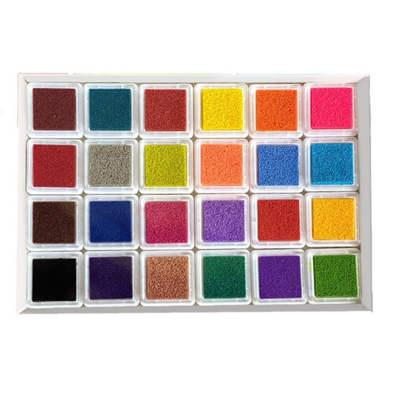 24-Color Washable Finger Paint Kit - Non-Toxic, Parent-Child Activity, Art Supplies - for Kids' Day/Christmas, DIY Crafts, Creativity Cultivation