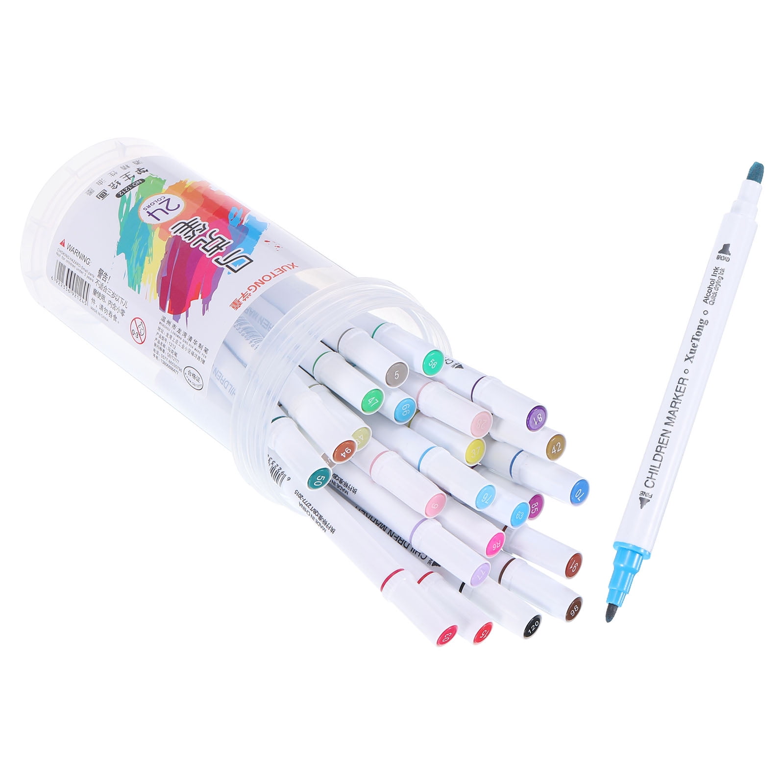 24 Colors Alcohol Marker Pens Alcohol Based Dual Tip Art Marker