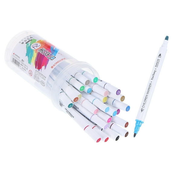 24 Colors Alcohol Marker Pens Alcohol Based Dual Tip Art Marker Coloring, 1 Set