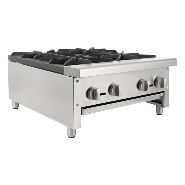 24" Commercial Gas stove, Natural/Propane Gas, Freestanding Gas Cook