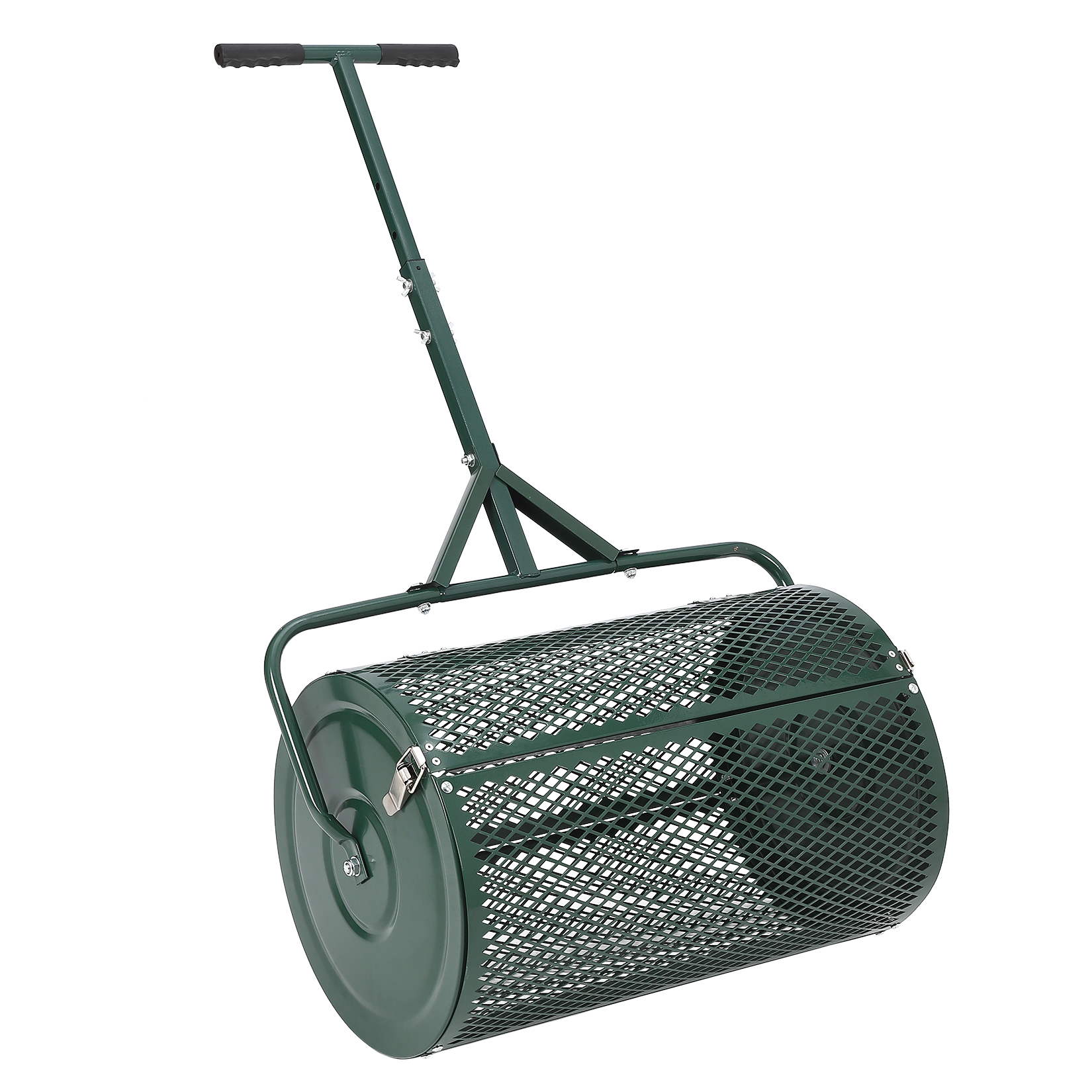 24'' Compost Spreader Peat Moss Spreader Lightweight Metal Mesh