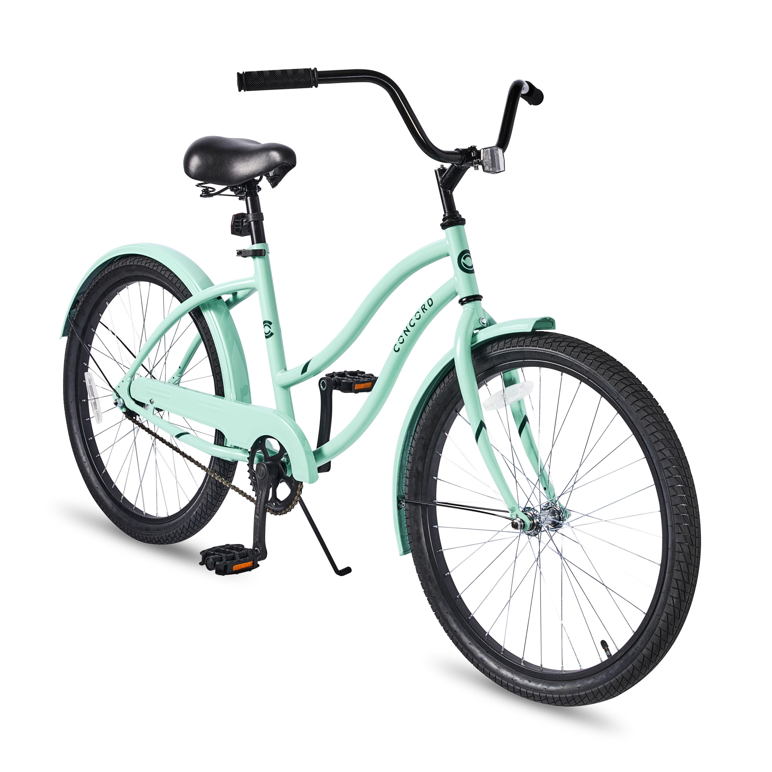 Walmart promo code:  Concord 24” Pacifica Stylish Cruiser Bike for Teen & Adult, Sea Green, Single Speed with Coaster Brakes - 43.65 lbs