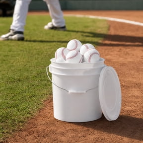 24 Count Practice Baseballs, Regulation 9-inch Size Youth League Training Balls for Hitting and Fielding Drills