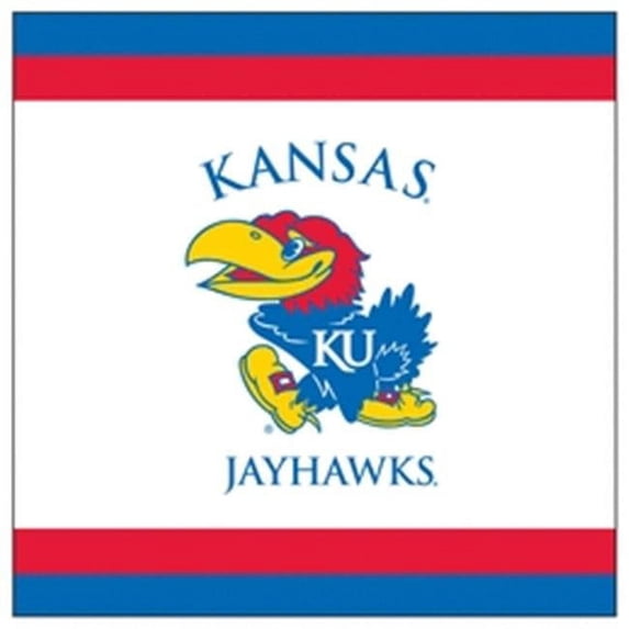 24 Count University of Kansas Beverage Napkin
