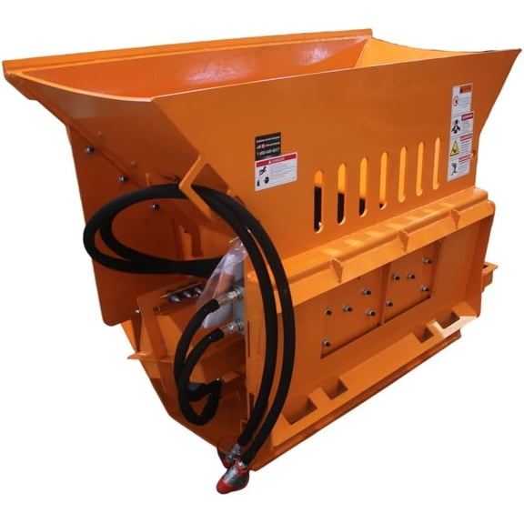 24" Concrete Crusher Rock Stone Asphalt Brick Block Crusher Breaker Bucket Skid Steer attachments 13.5Cu.Ft.US Stock