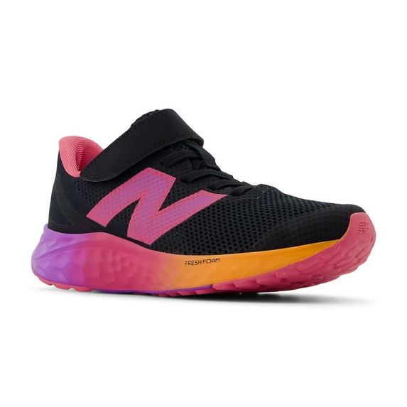 New Balance® Fresh Foam Arishi v4 Little Kids' Running Shoes Color: Black Passion Fruit Size: 13