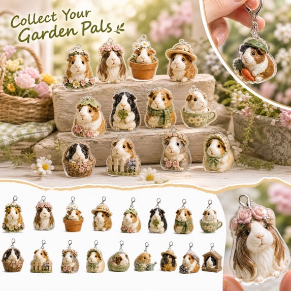 24-Day Animals Advent Calendar , Christmas Countdown Calendar with 24 Pieces 2D Acrylic Cute Ornament, Christmas Tree Decorations for Xmas Animals Lover, Holiday Decor Gift