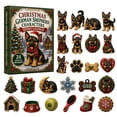 thumbnail image 1 of 24-Day Animals Advent Calendar , Christmas Countdown Calendar with 24 Pieces 2D Acrylic Cute Ornament, Uniquee Christmas Tree Decorations for Xmas Halloween Animals Lover, Holiday Decor Gift, 1 of 3