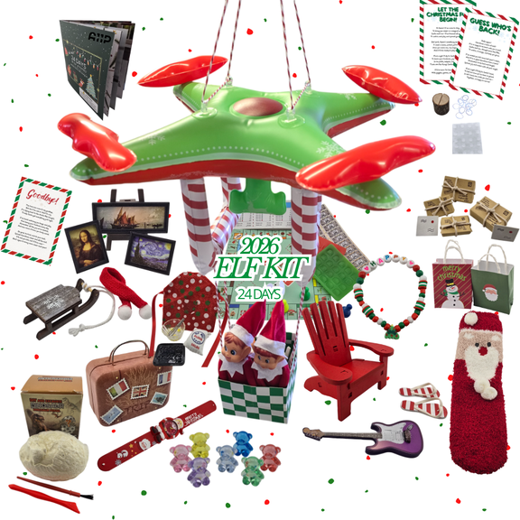 2026 Elf Kit 24 Days of Magical Christmas Activities & Countdown Adventure Box